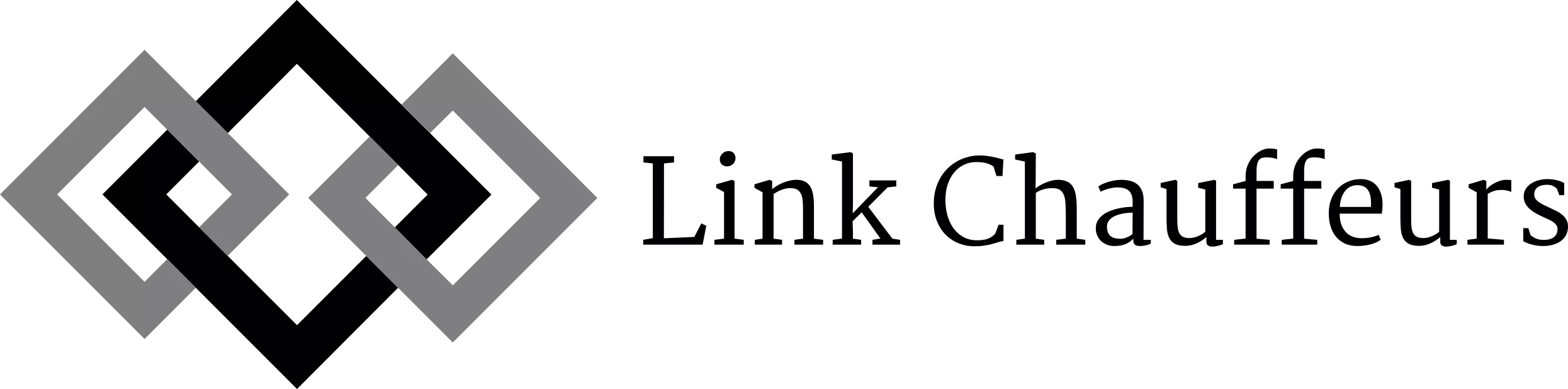 Link Chauffeurs branding site logo text